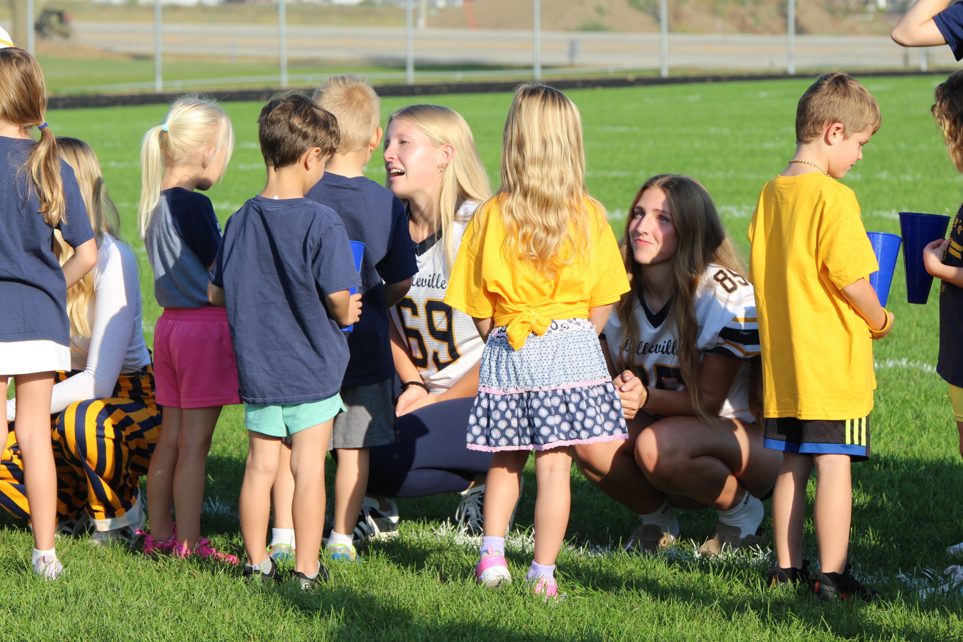 senior pass with kindergarteners